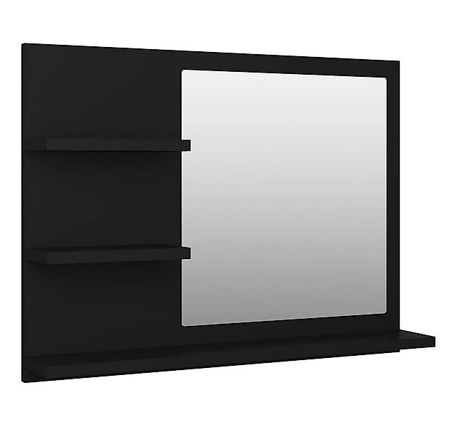 DOTMALL Badspiegel Badspiegel Schwarz 60x10,5x45 cm Holzwerkstoff günstig online kaufen