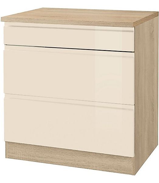 HELD MÖBEL Kochfeldumbauschrank "Virginia", 80 cm breit günstig online kaufen