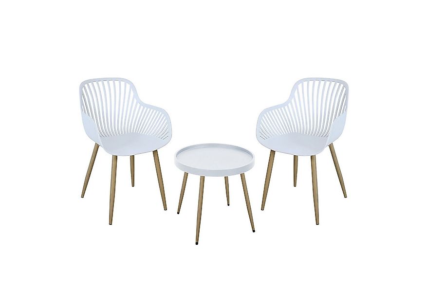 SVITA Sitzgruppe PHILLY, (3tlg. Set), aus 2 Stühlen und 1 Tisch, platzspare günstig online kaufen