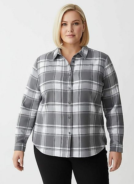 Witt Klassische Bluse Flanell-Bluse Langarm günstig online kaufen