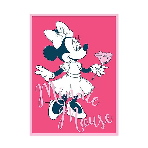 Komar Wandbild Minnie Mouse Girlie Disney B/L: ca. 40x50 cm günstig online kaufen