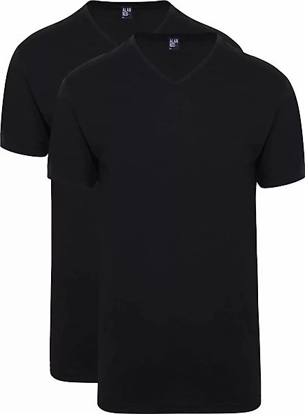 Alan Red Vermont V-Ausschnitt T-Shirt Black 2er-Pack - Größe S günstig online kaufen