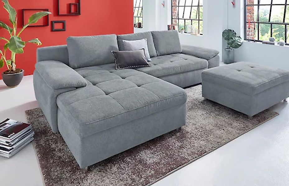 sit&more Ecksofa "Top Bilbao L-Form", XXL, wahlweise mit Bettfunktion und B günstig online kaufen