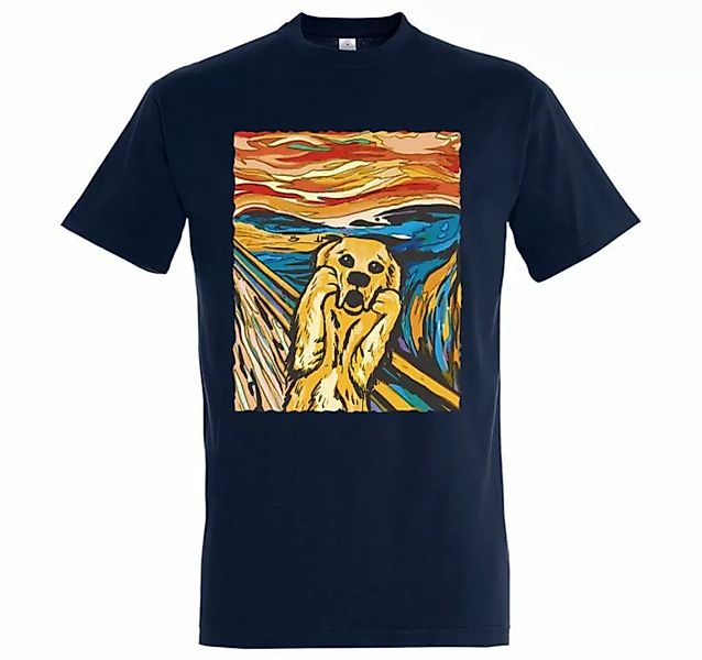 Youth Designz T-Shirt Dog Hund Schrei Gemälde Herren Shirt mit trendigem Fr günstig online kaufen