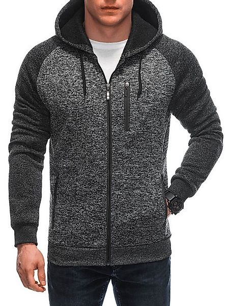 Edoti Kapuzensweatshirt Kapuzensweatshirt mit Reißverschluss. günstig online kaufen