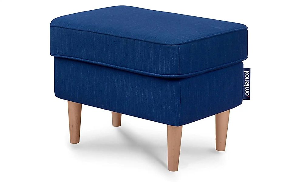 KONSIMO Hocker  Stralis ¦ blau ¦ Maße (cm): B: 41 H: 43 Polstermöbel > Hock günstig online kaufen