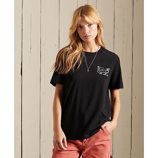 Superdry Script Style Ww Foil Kurzarm T-shirt XL Black günstig online kaufen