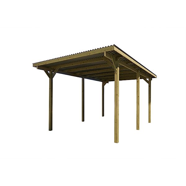 weka Einzelcarport 606 Gr.1, BxT: 300x500 cm, 225 cm Einfahrtshöhe günstig online kaufen