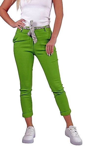 Mississhop Stretch-Hose Female Damen Stretch Klassische Chino Hose mit gemu günstig online kaufen