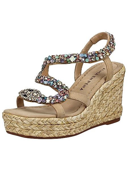 Alma en Pena Sandalen Textil Keilsandalette günstig online kaufen