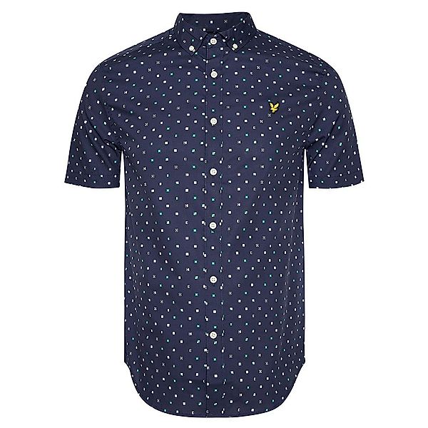 Lyle & Scott Kurzarmhemd Flag Print günstig online kaufen
