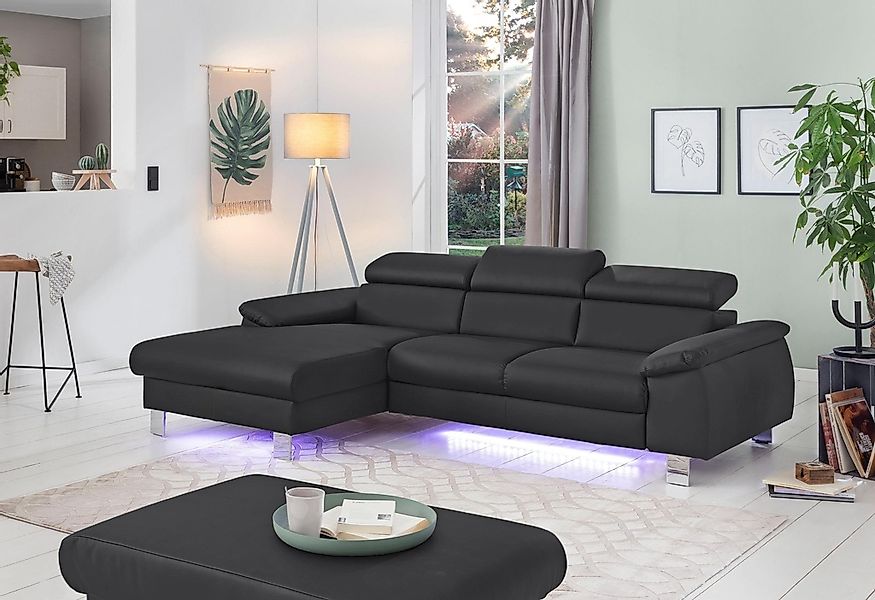 COTTA Polstergarnitur "Komaris L-Form", (Set), Set bestehend aus: Ecksofa m günstig online kaufen
