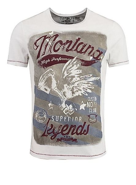 Key Largo T-Shirt T-Shirt Montana USA Biker Print Motiv vintage Look MT0018 günstig online kaufen