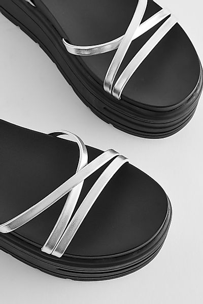Next Markante Flatform-Sandalen mit Riemchen Riemchensandale günstig online kaufen