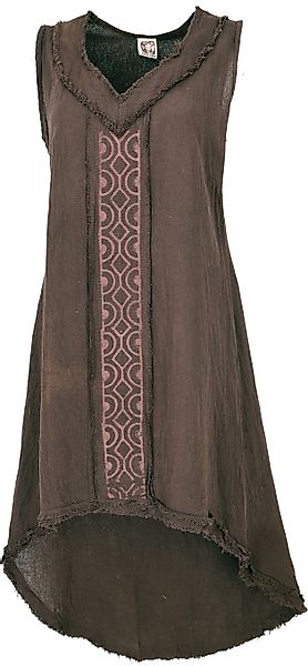 Guru-Shop Midikleid Natürliches Tunikakleid, Maxikleid, Boho.. günstig online kaufen