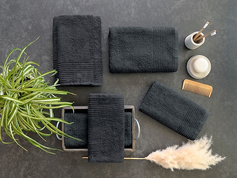 Dyckhoff Handtuch Set »Brillant«, Set, 6 tlg., Walkfrottee, mit Streifenbor günstig online kaufen