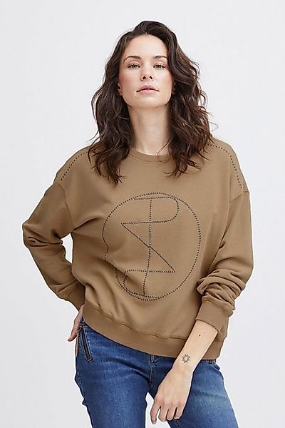 Pulz Jeans Rundhalspullover PZMALLIE LS Sweatshirt cooles Sweatshirt mit St günstig online kaufen