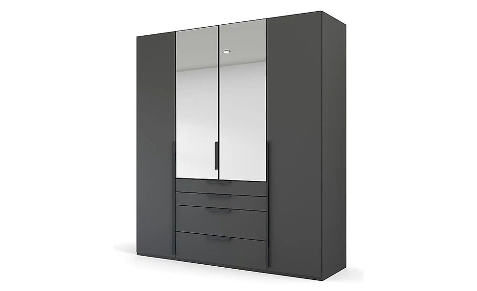 Drehtürenschrank  Port Talbot ¦ schwarz ¦ Maße (cm): B: 201 H: 223 Schränke günstig online kaufen