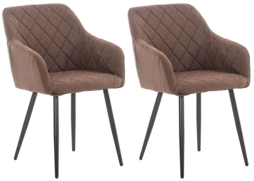 CLP Esszimmerstuhl Shila (2er Set), Samt günstig online kaufen