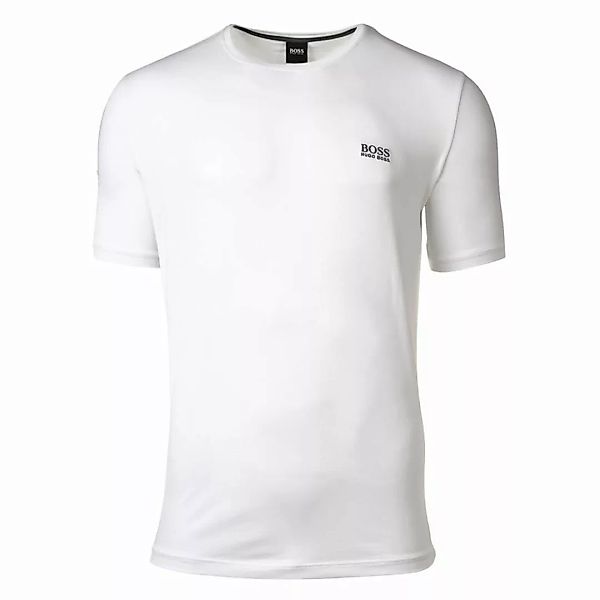 HUGO BOSS Herren T-Shirt kurzarm - Mix & Match, Rundhals, kleines Logo Natu günstig online kaufen