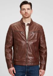 Mauritius Lederjacke GBDerry LAORV mit Stehkragen, günstig online kaufen