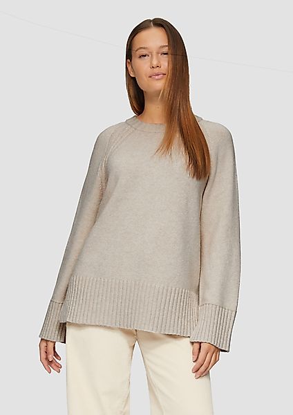 s.Oliver Strickpullover Strickpullover mit Raglanärmeln und günstig online kaufen