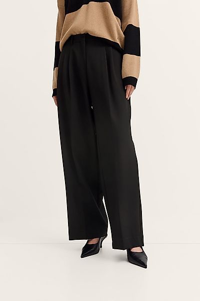 bugatti Stoffhose doppelte Bundfalte mit Stretch-Anteilen günstig online kaufen