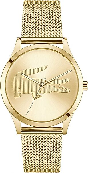Lacoste Quarzuhr CROCODELLE 2001416, Armbanduhr, Damenuhr, Edelstahlarmband günstig online kaufen