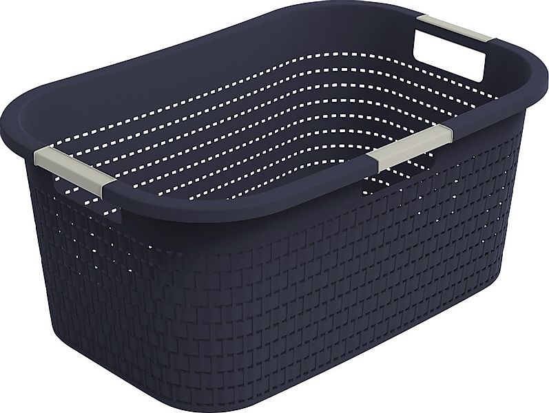 ROTHO Wäschewanne Rotho Wäschekorb Country, 40 L midnight blau günstig online kaufen