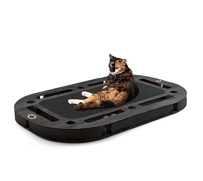 Canadian Cat Company Kratzbrett PlayPlate XL, (BLACK EDITION gemasert, 85 x günstig online kaufen