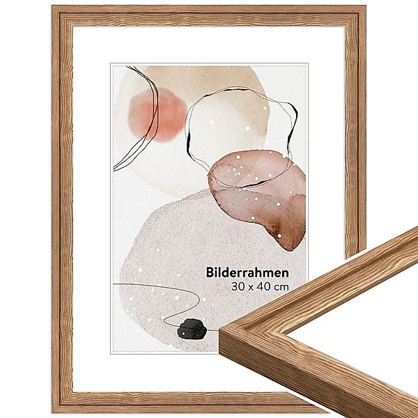 WANDStyle Bilderrahmen H025, Eiche-Optik, aus Massivholz günstig online kaufen