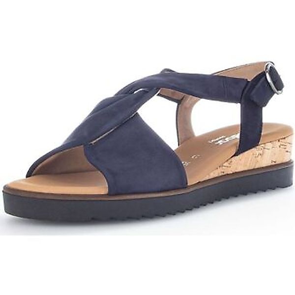 Gabor Sandalen Nubukleder Keilsandalette günstig online kaufen