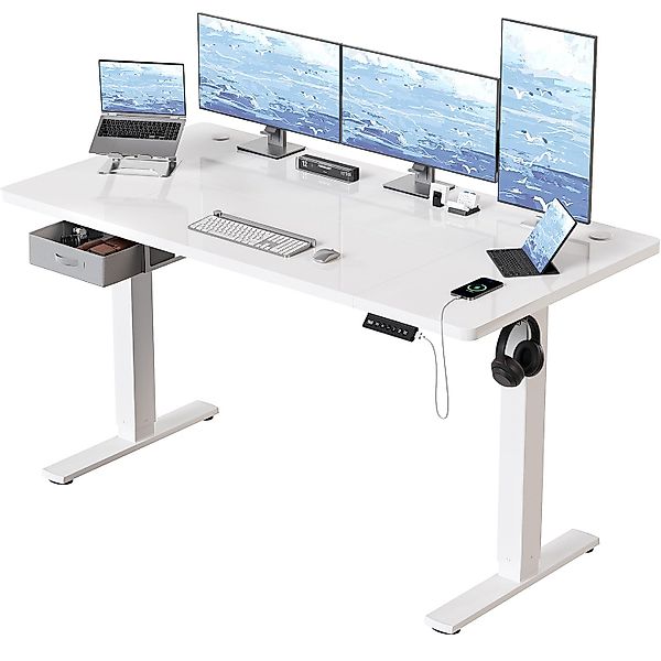 HOMALL Schreibtisch mit Memory-Funktion, höhenverstellbar, breitere günstig online kaufen