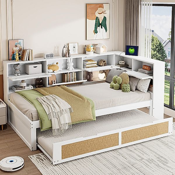 Flieks Holzbett, Daybett Kinderbett 90x200cm mit günstig online kaufen
