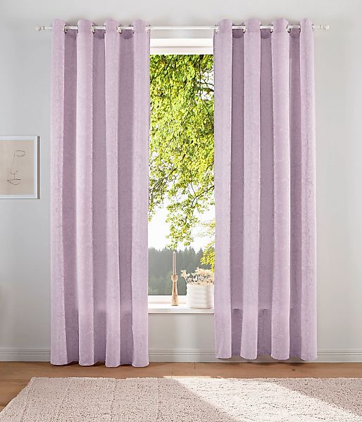 LeGer Home by Lena Gercke Vorhang "LESKA" Ösen 1 tlg. blickdicht, glatt, ge günstig online kaufen