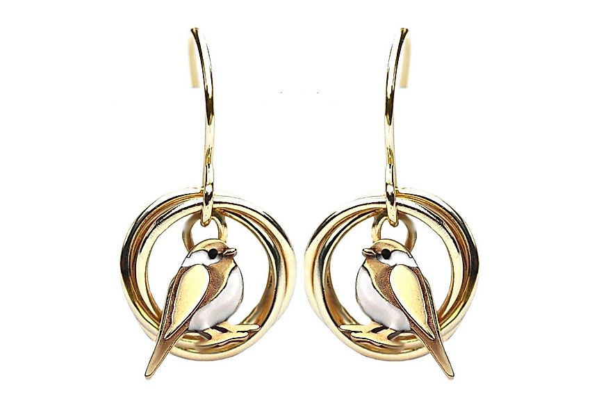 Villa Sorgenfrei Schmuckmanufaktur Paar Ohrhänger Meisen Nest Ohrringe gold günstig online kaufen