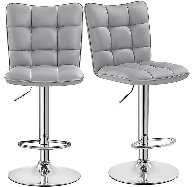 Yaheetech Barhocker (2er), Barstühle 360°Drehbar Küchenstühle Sitzhöhe 62,5 günstig online kaufen
