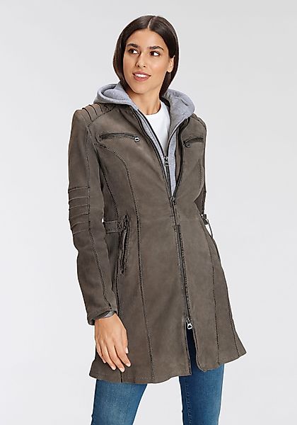 Mauritius Lederjacke NILAH mit seitlichen Riegeln günstig online kaufen