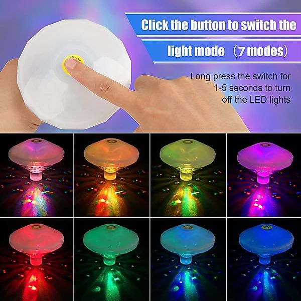 ZEUOPQ Pool-Lampe LED Unterwasser Licht Badewannenlicht günstig online kaufen