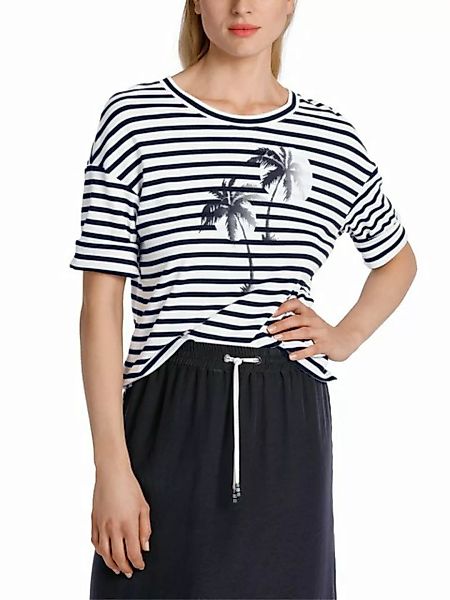 Marc Cain T-Shirt "Sports Beach Point" Premium Damenmode T-Shirt mit Palmen günstig online kaufen