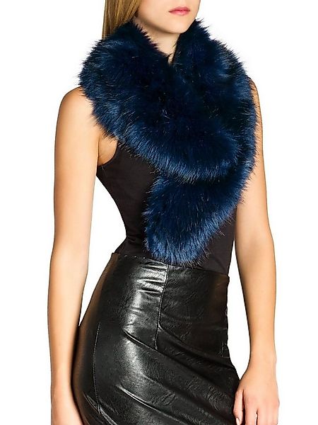 Caspar Modeschal STO001 Damen Kunst Pelzkragen günstig online kaufen