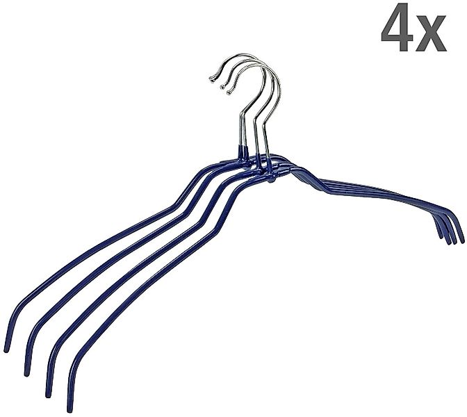 WENKO Kleiderbügel Modell Slim, (Set, 16-tlg), Formbügel mit rutschhemmende günstig online kaufen