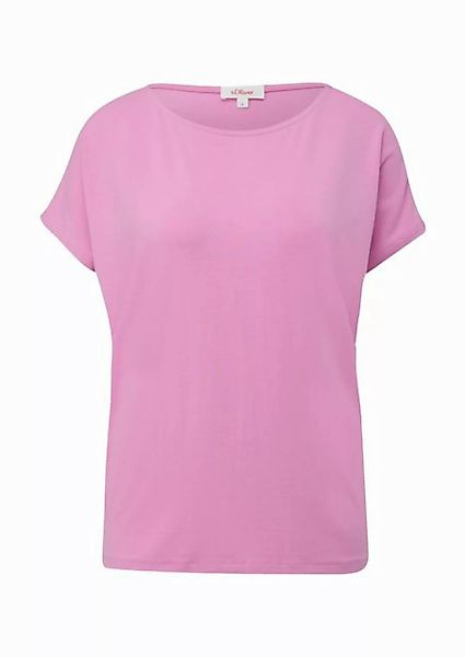 s.Oliver Shirttop Viskoseshirt mit überschnittener Schulter im Relaxed Fit günstig online kaufen