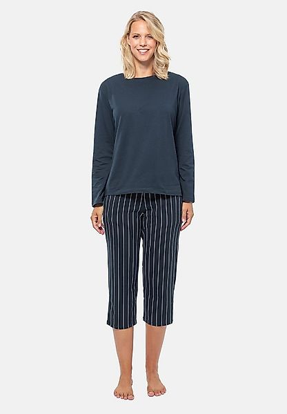 Schiesser Pyjama Organic Cotton (Set, 2 tlg) Schlafanzug - Baumwolle günstig online kaufen