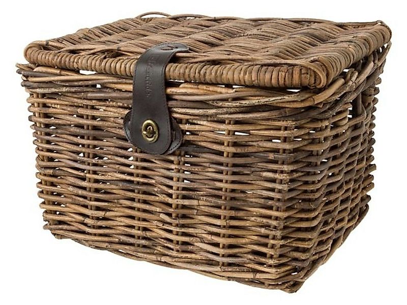 AGU Fahrradkorb FastRider Rattankorb mit Deckel 20300512 Dekokorb Weidenkor günstig online kaufen