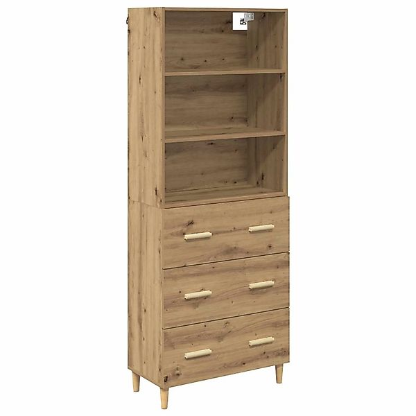 vidaXL Highboard Artisan-Eiche 69,5 x 32,5 x 180 cm Holzwerkstoff 3416034 günstig online kaufen