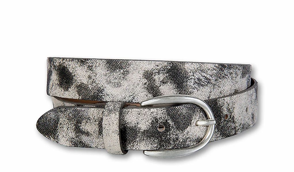Silbergift Ledergürtel "Ledergürtel im allzeit topmodischem Camouflage" günstig online kaufen