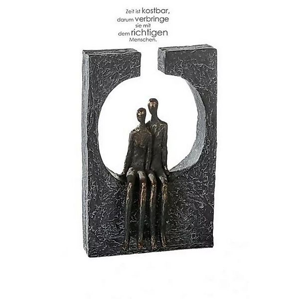 Skulptur Zweisamkeit | 275 x 175 mm | Dekoideen Wohnzimmer günstig online kaufen