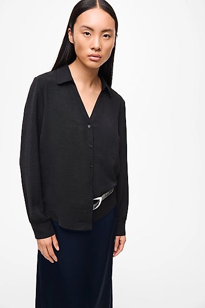 Vila Langarmbluse "VIJOSA L/S V-NECK SHIRT - NOOS" günstig online kaufen