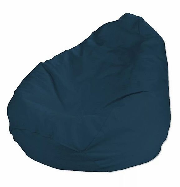 Sitzsack, marinenblau , Ø80 x 115 cm, Cotton Panama (702-48) günstig online kaufen